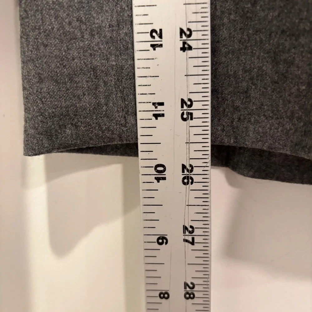 Ermenegildo Zegna Mens Charcoal Grey Super 100s Wool Pleated Dress Pants 38
